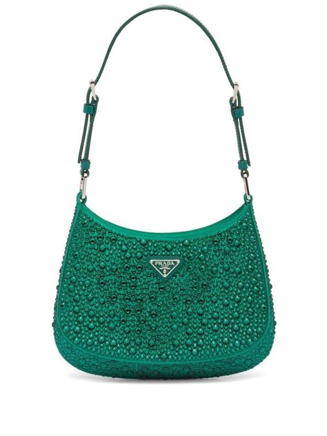 prada cleo green bag